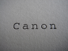 Canon �^�C�g������